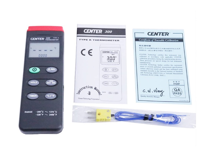 Center 300 Type K Digital Thermometer