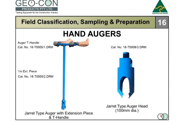 16 - Jarret Type Auger Head SEPT2020