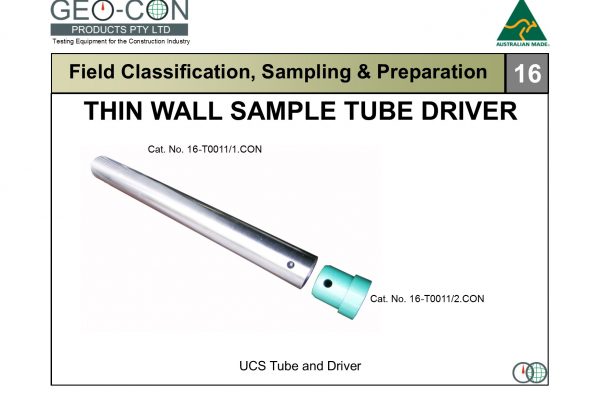 16 - UCS tube and driver