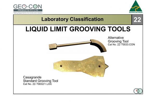 22 - Casagrande Grooving Tools